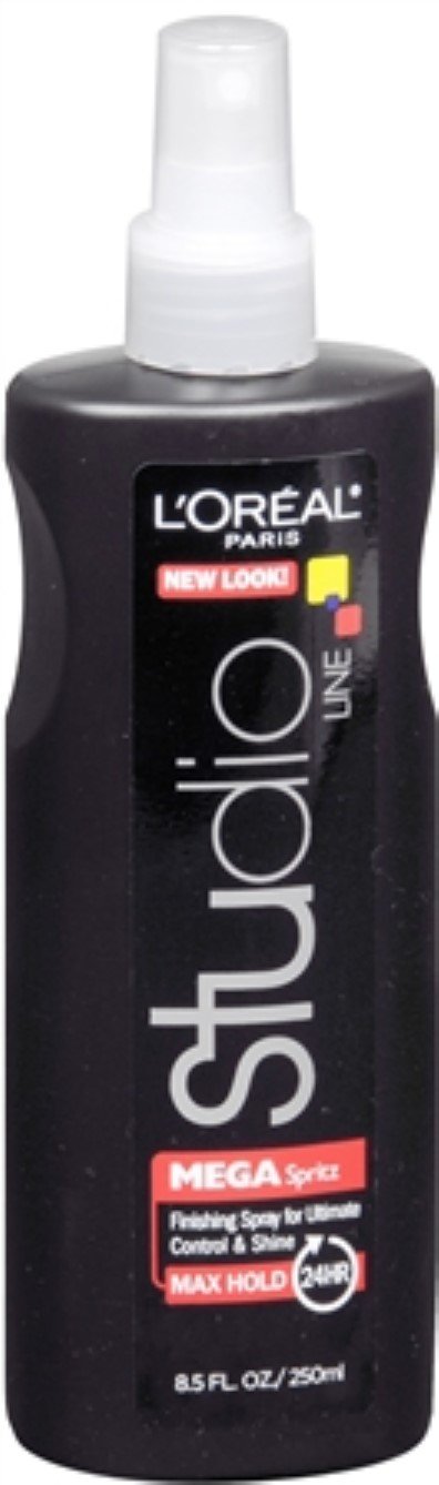 L'Oreal Studio Line Strong Suit Mega Spritz Finishing Hairspray Extreme Hold 8.50 oz (Pack of 10)