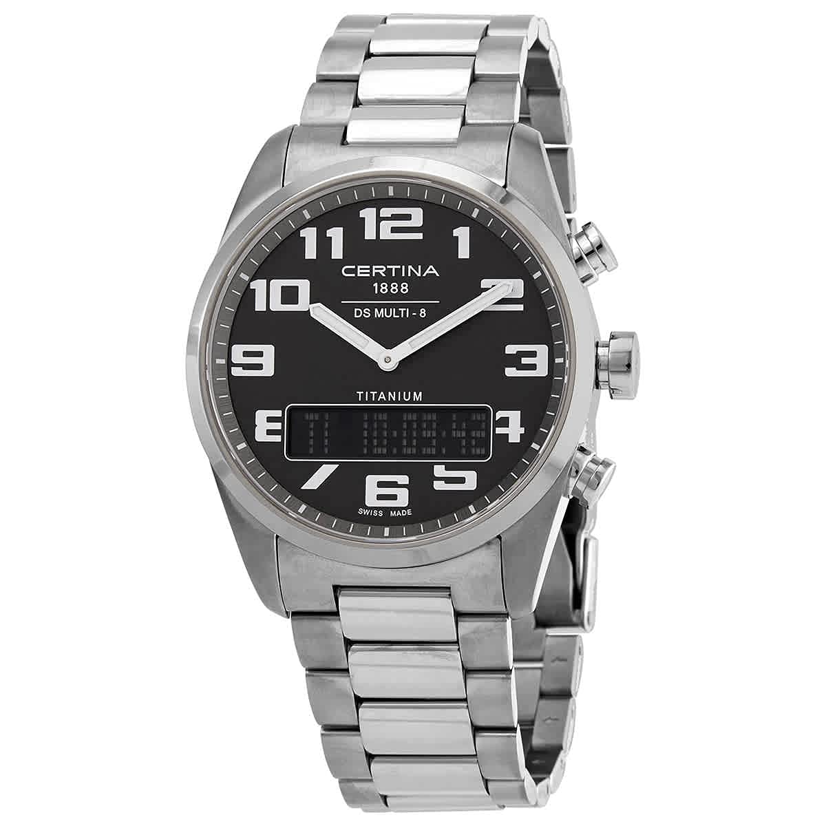Certina DS Multi-8 Alarm Quartz Analog-Digital Men's Watch C0204194408201