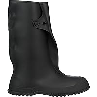 Tingley Workbrutes 35141 Waterproof PVC 14-Inch Height Overshoe, Large, Black