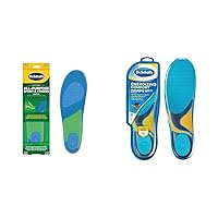 Dr. Scholl’s SPORT Insoles // Superior Shock Absorption and Arch Support to Reduce Muscle Fatigue and Stress on Lower Body Joints (for Men's 8-14, also available for Women's 6-10)