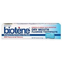 Biotene Fluoride Toothpaste, 4.3 oz Tube, Fresh Mint