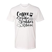 Manateez Men's Coffee Scrubs and Rubber Gloves Tee Shirt