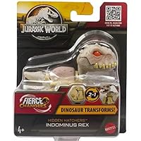 Jurassic World Fierce Changers Hidden Hatchers Dinosaur Transforms 2 in 1 (Indominus Rex)