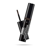 Pupa Milano Eyebrow Intense Powder - Instant Tinting Brow Definer Powder - Buildable, Soft, Smudge Proof Texture - Gives Thin, Sparse Brows Natural Color and Shape - 003 Dark Brown - 0.035 oz