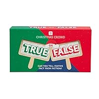 Talking Tables True or False Christmas Trivia Game | Fun Table Games for Families, Kids, Adults, Office Party Entertainment, Stocking Stuffer, Xmas Eve Box Filler, Gifts for Him or Her