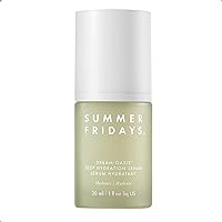 Summer Fridays Dream Oasis Serum - Hydrating Serum with Hyaluronic Acid, Glycerin & Squalane - Helps Soothe Skin and Improve the Appearance of Fine Lines & Wrinkles (1 Fl Oz)
