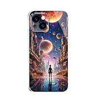 Virtual Reality for iPhone 15 Plus Case, [Not-Yellowing] [Military-Grade Drop Protection] Soft Shockproof Protective Slim Thin Phone Bumper Phone Cases for iPhone 15 Plus