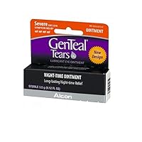 GenTeal Tears Lubricant Eye Ointment, Night-Time Ointment, 0.12 Fl Oz (Pack of 3)