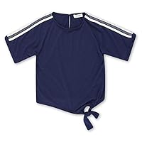 Speechless Girls' Big 7-16 Side-tie Sporty Tee Shirt