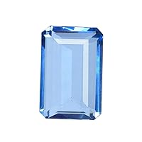 70.80 Ct Brazilian Blue Topaz Emerald Translucent Blue Topaz, Blue Topaz Loose Gemstone for Jewlery