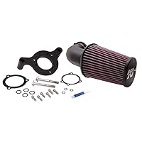 K&N Cold Air Intake Kit: Guaranteed to Increase Horsepower: Fits 2001-2017 HARLEY DAVIDSON (Street Bob, Fat Bob, Boy, Low Rider, Dyna Wide Glide, Switchback, other select models)57-1125