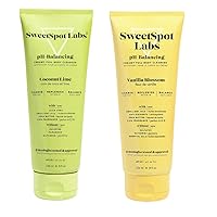 SweetSpot Labs Feminine Wash Bundle: Vanilla Blossom 8 oz + Coconut Lime 8 oz