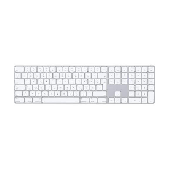 Apple Magic Keyboard Wireless Bluetooth Rechargeable Works with Mac iPad  iPhone US English White