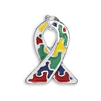 Fundraising For A Cause | Small Autism Ribbon Lapel Pins – Awareness Pins for Autism & Asperger’s Spectrum Disorder in a Bag