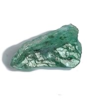 GEMHUB Protection Green Emerald Healing Crystal 9.50 Ct Natural Raw Emerald, Uncut Rough Gemstone