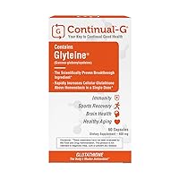 CONTINUAL - G Glyteine 400mg Glutathione Supplement, 3 Packs of 60 Rapid Glutathione Booster Capsules for Antioxidant & Liver Health Support, Serving Size: 1 Capsule Twice Daily, 90 Days Supply