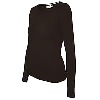 Cielo Women's Solid Soft Stretch Pullover Knit Sweater