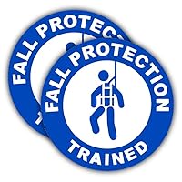 Fall Protection Certified Hard Hat Sticker | Decal | Safety Laborer Construction