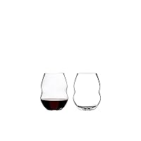 Riedel Swirl Wine Glass, 2 Count (Pack of 1), Clear
