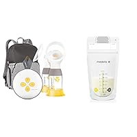 Medela Breast Pump | Swing Maxi Double Electric | Portable Breast Pump | USB-C Rechargeable & Breast Milk Storage Bags, 100 Count, Ready to Use Breastmilk Bags for Breastfeeding