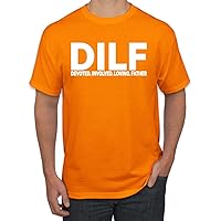 DILF Devoted Involved Loving Father Funny Dad Father Papa Gift Father's Day Men's Graphic T-Shirt