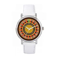 Roulette Wheel Watch Ladies 38mm Case 3atm Water Resistant Custom Designed Quartz Movement Luxury Fashionable