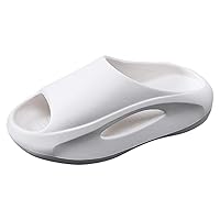 Slippers For Women Outdoor Summer Fashion Cloud Slides For Women And Men Pillow Slippers Bathroom Sandals Non Slip Quick Drying Shower Ultra Slippers