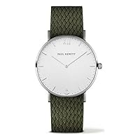 PAUL HEWITT Unisex Adult Analogue Quartz Watch with Nylon Strap PH-SA-S-St-W-20S, Bracelet