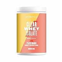 Myprotein® - Clear Whey Isolate - Whey Protein Powder - Naturally Flavored Drink Mix - Daily Protein Intake for Superior Performance - Peach Mango (20 Servings)