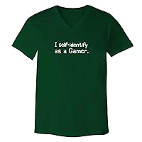 I self identify as a gamer - Adult Bella + Canvas 3005 Men's V-Neck T-Shirt