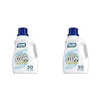 OxiClean White Revive Laundry Whitener and Stain Remover Liquid, 50 fl oz (Pack of 2)