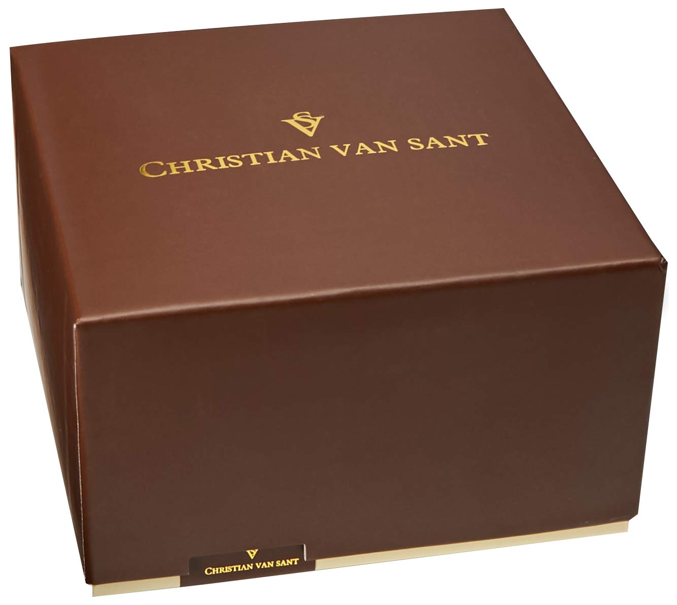 Christian Van Sant Men's CV2134 Grandeur Analog Display Automatic Self Wind Black Watch