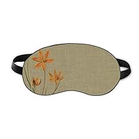 Flax orchid tradition design embroidery Sleep Eye Shield Soft Night Blindfold Shade Cover