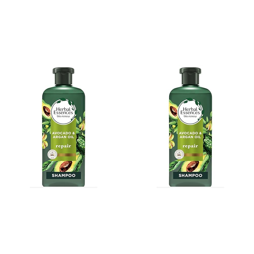Herbal Essences Avocado & Argan Oil Sulfate Free Shampoo, 13.5 fl oz (Pack of 2)