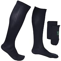 Men’s Knee High 8-15 mmHg Graduated Compression Travel Socks – Mild Pressure Compression Garment