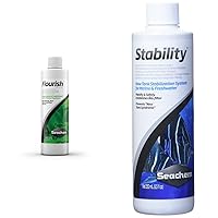 Flourish Freshwater Plant Supplement 500 ml and Seachem Stability - For Freshwater and Marine Aquariums 250ml