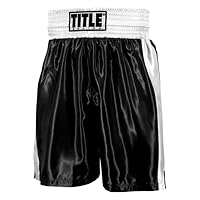 Title Boxing Edge Boxing Trunks 2.0 Size Large Black/White