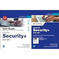 CompTIA Security+ SY0-601 Cert Guide Pearson uCertify Course and Labs Card and Textbook Bundle