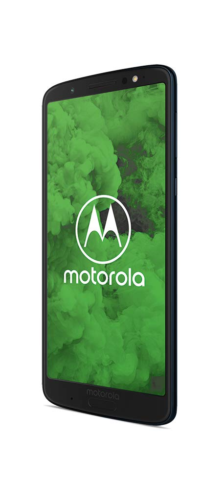 Motorola Moto G6 Plus 64GB Single-SIM (GSM Only, No CDMA) Factory Unlocked 4G Smartphone (Indigo Blue) - International Version