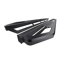 APS Off-Road 6.5in Side Armor Stainless Steel Boards Compatible with Chevy Silverado GMC Sierra 2007-2018 Double Cab Extended Cab & 2500 HD 2019 (Exclude 07 Classic)(Include 19 1500 LD) Nerf Bar Step