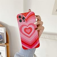 Cute Rainbow Heart-Shaped Phone Case for iPhone 12 11 Pro Max X XR XS Max 7 8 Plus Lovely Folding Kickstand Soft Silicone Cover,DS02,7,for,iphone12