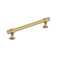 Amerock BP36771CZ | Champagne Bronze Cabinet Pull | 6-5/16 in (160 mm) Center-to-Center Cabinet Handle | Winsome | Drawer Pull | Kitchen Cabinet Handle | Furniture Hardware