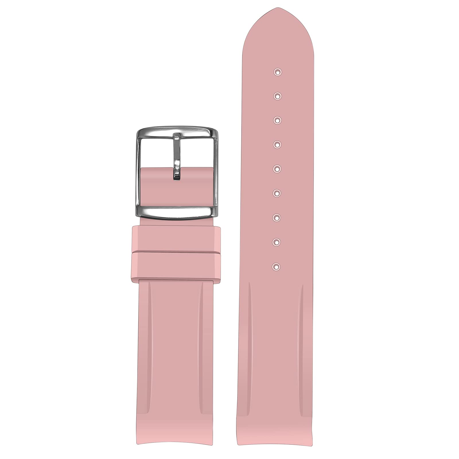 Korlexchi Replacement Silicone Watch Strap Band Compatible With Omega X Swatch Speedmaster MoonSwatch