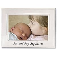 Lawrence 506164 Sentiments Collection Me & My Big Sister 4-Inch x 6-Inch Metal Picture Frame