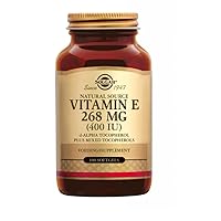 Solgar Vitamin E 268 Mg (400 Iu) 100 Servings, 100 Count (Pack of 12)