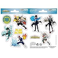 ABYstyle My Hero Azademia - Heros Villains - Stickers 16x11cm / 2 Sheets