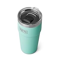 YETI Rambler Stackable Pint, Vacuum Insulated, Stainless Steel with MagSlider Lid, Seafoam