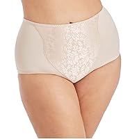Women’s Shapewear Double Support Light Control Brief with Lace Fajas 2-Pack DFX372