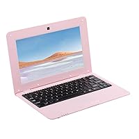 Netbook, 10.1inch Portable Netbook Actions S500 1.5GHz ARM Cortex-A9/Android 5.1/1G+8G/1024 * 600 Pink US Plug
