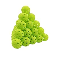 Avesfer Plastic Golf Practice Balls Soft [Anti-Crack] Limited Flight 42mm Training Mini Balls Airflow Hollow for Swing Practice Driving Range Backyard at Home Use Indoor Green